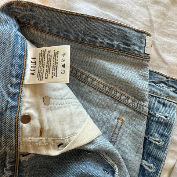 Agolde Sky Blue Denim criss cross jeans - Picture 5 of 6